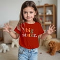 thumbnail image 7 of Tiijoy Little Girls Cotton T-Shirt Letter Print Short Sleeve Crew Neck T Shirt, Sizes 6-7, 7 of 7