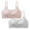 Pink, variant on 2PC Sports Bras for Women Plus Size Full Coverage Push Up No Underwire Comfortable Breathable Bras Bralettes Everyday Bra,Multicolor,34 B