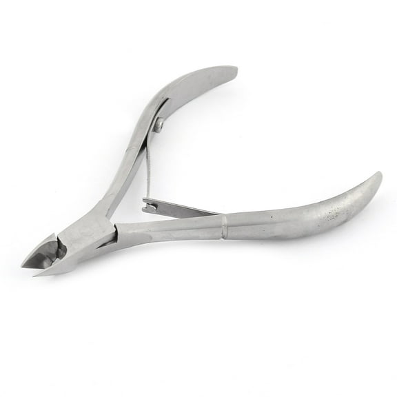 Unique Bargains Dead Skin Scissors Advanced Stainless Steel Cuticle Clipper Nipper Silver Tone