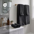 thumbnail image 4 of Mainstays Basics Black 6-Piece Towel Set, 2 Bath Towels, 2 Hand Towels, 2 Washcloths, 4 of 6