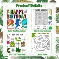 thumbnail image 3 of Serencatcher 12 Sheets Animal Coloring Placemats, Reptile Birthday Party Decorations Paper Placemats for Toddlers, Coloring Activity for Dining Table Family Gather Reptile Party Favors, 3 of 6