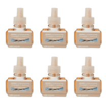 Yankee Candle Scent Plug Refill, Amber & Sandalwood (Pack of 6)