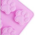 thumbnail image 4 of FGLHS Puppy Dog Paw and Bone Silicone Molds, Non-Stick Food Grade Silicone Molds for Chocolate, Candy, Jelly, Ice Cube, Dog Treats (Puppy Paw Bone Set of 4PCS), 4 of 7