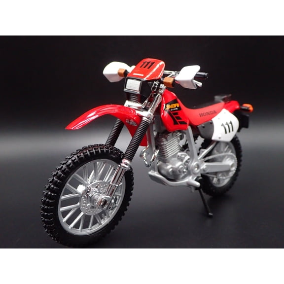 (Open Box) HONDA XR400R DIRT BIKE MOTORCYCLE RED 1/18 SCALE DIORAMA DIECAST MODEL BIKE