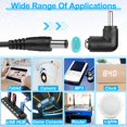 thumbnail image 3 of xianyou-USB vers DC 5V Cordon d'Alimentation, Prise Baril Universelle DC 5.5x2.1mm Câble de Charge (3 Pieds) avec 10 Embouts de Connecteur, Prise USB vers Baril Câble d'Alimentation 5V avec Interrupteur Marche/arrêt et Indicateur Led, 3 of 4