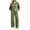 Green, variant on Atkumj Sweatsuits Women 2 Piece Outfit Casual Crew Neck Long Sleeve Tops and Elastic Waist Straight Leg Sweatpants Athleisure Sets Versatile Color Block Loose Two Piece Sets for Women Going Out S