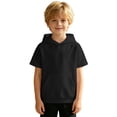 thumbnail image 4 of Angala Big Boys Hoodie Short Sleeve Fall Sweatshirt School Daily Wear Boys Casual Athletic Top, 4 of 6