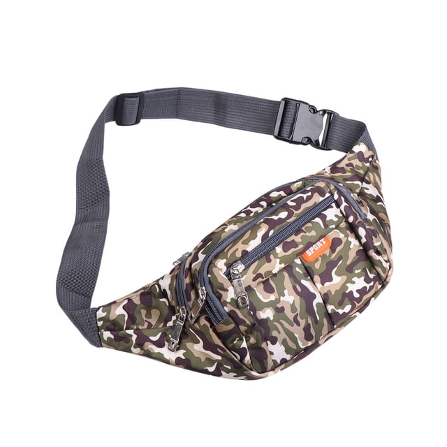 UPGRATOR Multi Color Adjustable Waist Pack Durable Lightweight Fanny Pack with Zipped Pockets for Storage Use