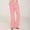 Pink, variant on Women's Summer Cotton Linen Pants Drawstring High Waist Wide Leg Loose Palazzo Pants Casual Beach Pants Loose Fit with Pockets Gray L