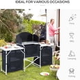 thumbnail image 5 of Foldable Aluminum Kitchen for Outdoor Use / Quick Setup and Easy Carrying, 5 of 6