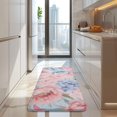 thumbnail image 4 of Pioneer Flower Floral Print Pattern Kitchen Rug Mat,Kitchen Runner Rugs Non Skid Washable,Decorative Kitchen Floor Mats for Kitchen,Sink,Laundry,17"x47.2", 4 of 7