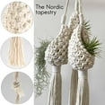 thumbnail image 4 of Boho Macrame Air Plant Hanger Tillandsia Hanging Basket Rope Holder Flower Home Decor (13CM), 4 of 5