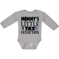 thumbnail image 3 of Inktastic Mommy's Little Tax Deduction Blue Hearts Boys or Girls Long Sleeve Baby Bodysuit, 3 of 5