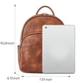thumbnail image 3 of Mochila Telena Small para mujer, tamaño pequeño, piel, color marrón, 3 of 7