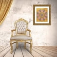 thumbnail image 3 of Studio, SD Graphics 26x32 Gold Ornate Wood Framed with Double Matting Museum Art Print Titled - Gray and Pink Medallion II, 3 of 4