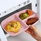 thumbnail image 5 of Caja de Almuerzo de Bento Reutilizable para Niños con 3 Compartimentos para los Recipientes de Preparación de Comidas de Niños Y Adultos, 5 of 7
