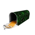 thumbnail image 5 of Yiaed Green Bright Web with Spiders Print Mailbox Covers, Magnetic Mailbox Cover, Mail Box Covers for Garden Outdoor Decor Box Covers-21x18 in, 5 of 8