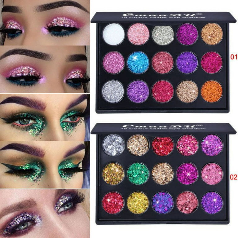 10 color makeup tray makeup brush pearlescent matte fine glitter eyeshadow  palette cement large floor - AliExpress