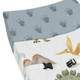 thumbnail image 5 of Sweet Jojo Designs Watercolor Dinosaur Dino Multicolor Changing Pad Cover, 5 of 6