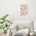 thumbnail image 2 of Wynwood Studio Prints Abstract Typography 15" x 21", White Frame, Created To, 2 of 6