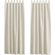 thumbnail image 2 of Cortinas Opacas Beige con Aislamiento Térmico Cortina Decoración de Ventana para Dormitorio Salón Puerta con Pestañas Ahorro de Energía, 2 Piezas, 140x175cm, Beige Claro Beige Claro 2x L 140 XH 175, 2 of 8