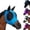 Blue, variant on CSStudio Comfort Fit Horse Fly Mask with Ears, Purple, 1 Pack