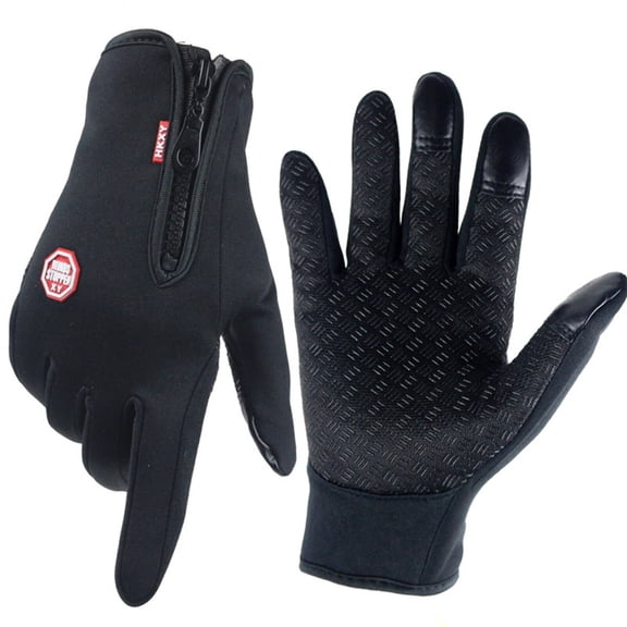 TELOLY 2026 New Winter Gloves,Stretchy Fit Mens Winter Gloves,Insulated Protection Waterproof Gloves Work Gloves,S,Black for Outdoor Work, Cold Weather, Hiking, Construction, Winter Activities