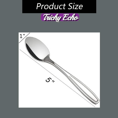 

Demitasse Espresso Spoons Stainless Steel Bistro Small Spoons Set of 12
