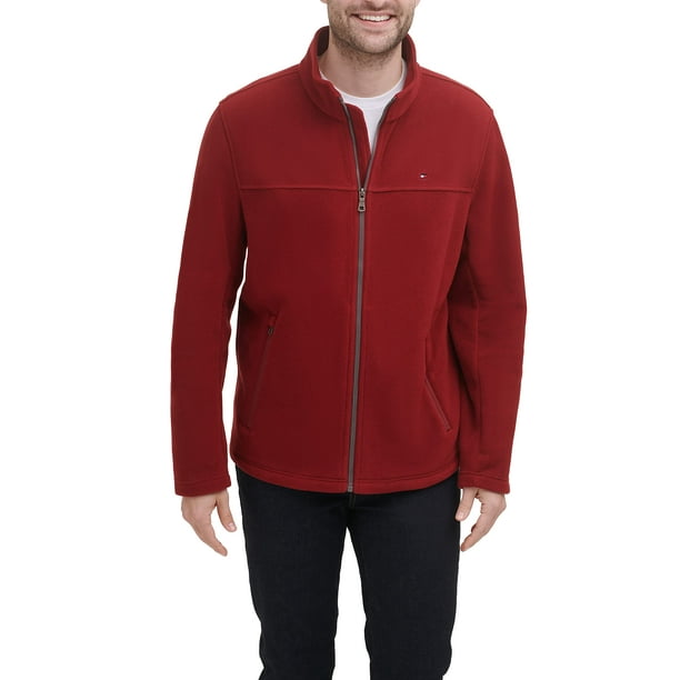 Chaqueta Tommy Hilfiger de forro polar clásico con cremallera frontal para hombre