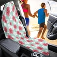 thumbnail image 3 of Uorisanigo Car Seat Towel Covers, Universal Pink Hibiscus Flowers Front Bucket Seat Cover Fit for Auto Truck Van SUV, Waterproof Non-Slip Towel Seat Protector for Gym/Pet, 3 of 6