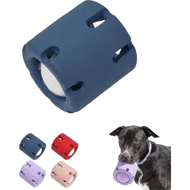 Juguete interactivo para morder con forma de tenis, ideal para perros pequeños, ideal para limpiar, masticar y jugar.