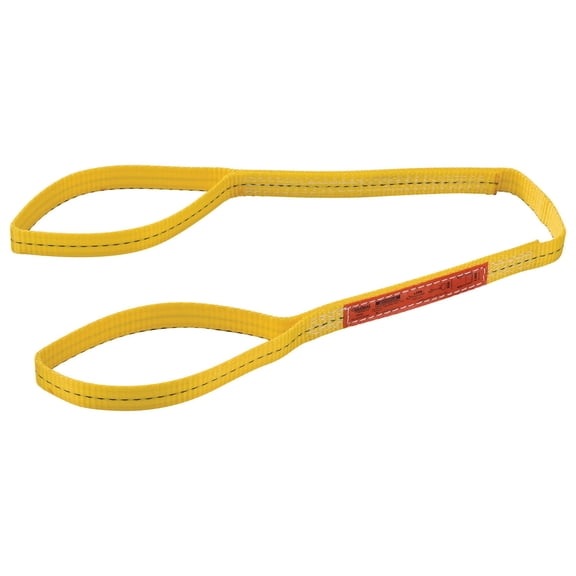 Global Industrial Poly Web Sling Light Duty Eye&Eye 4 Ft L x 1 In W-1200/950/240