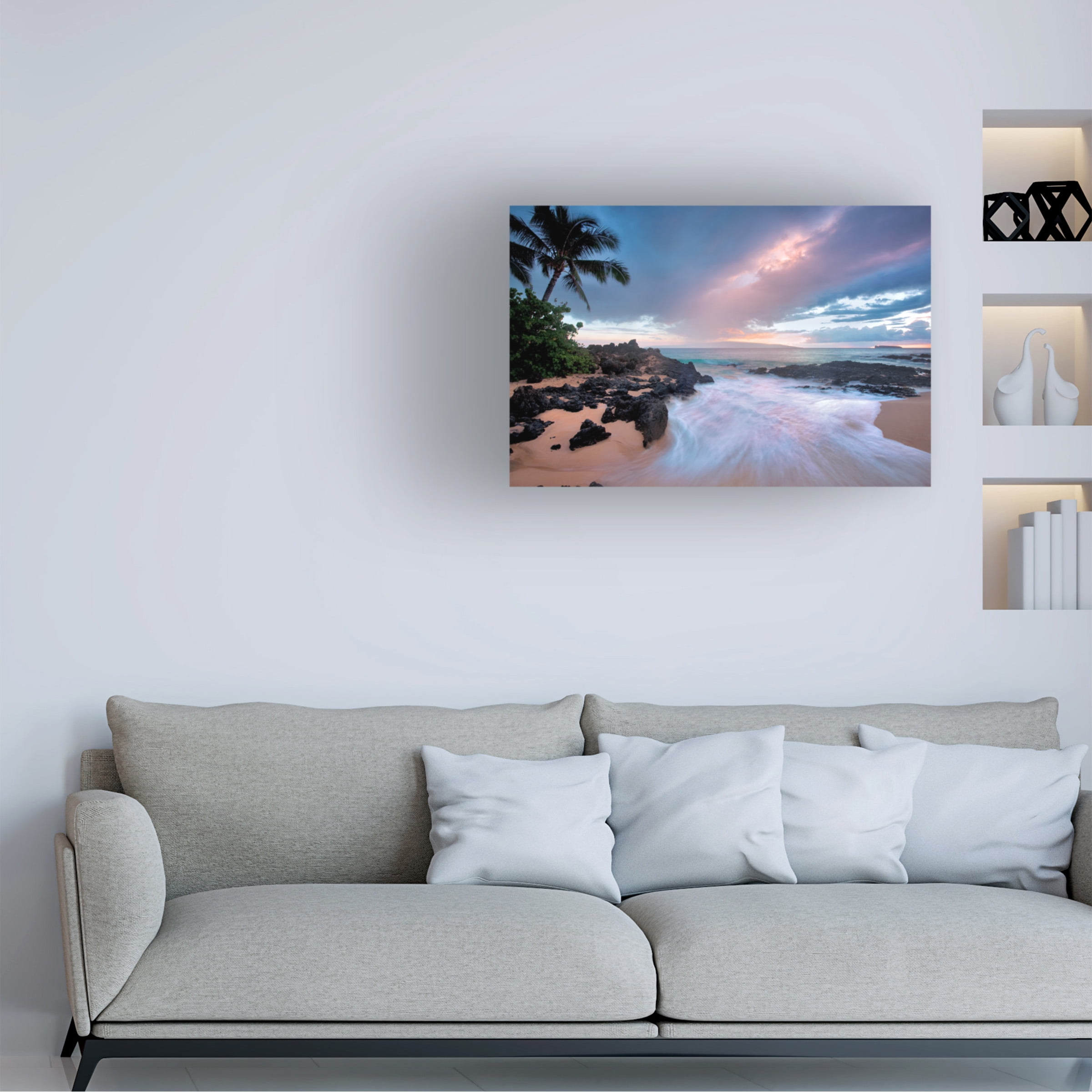 Dennis Frates 'Palms 13' Canvas Art