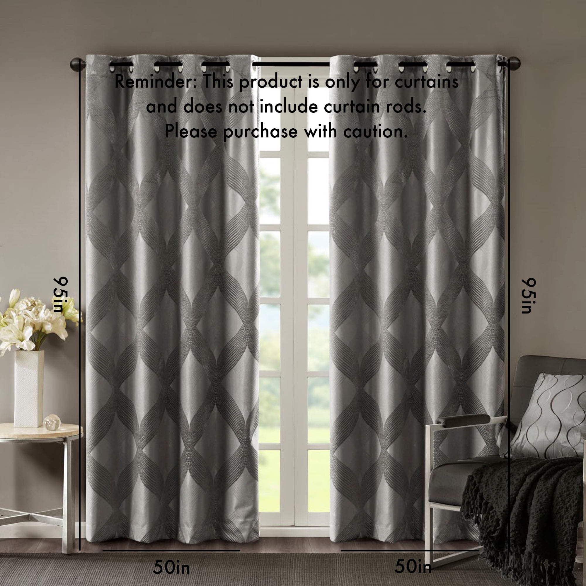 Blackout Curtain Panel (Only 1 Pc Panel)