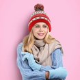 thumbnail image 3 of Sombrero de Navidad Sombrero de ganchillo de punto de invierno unisex Sombrero de Papá Noel para mujeres y hombres JAMW  Sencillez, 3 of 4