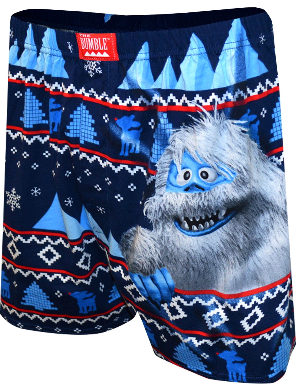 MJC International Mens Bumble from Rudolph The Red Nose Reindeer Cotton Stretch Boxer Brief