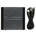 thumbnail image 2 of 4K HD Multimedia Interface Extractor, Wide Application Support 4K 60Hz EDID Setting HD Multimedia Interface Sound Extractor Metal  for PC, 2 of 7