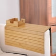 thumbnail image 1 of Table Foldable Sofa Arm Tray Table Multifunctional Anti Slip Couch Armrest Table for Drink Phone Snacks Remote Control, 1 of 7