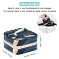 thumbnail image 5 of Whale Travel Portable Square Decorative Box Jewelry Stand: All-in-One Earring Holder, Ring Keeper, Necklace & Bracelet Organizer - Storage Box for Girls and Women, 5 of 6