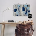 thumbnail image 4 of Stupell Industries Blue & Grey Geometrics Abstract Painting Unframed Art Print Wall Art, 13 x 19, Set of 2, 4 of 8
