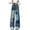 Blue, variant on WUANDIXFA Clothes for Teen Girls Camo Print Cargo Pants Flap Pocket Mid Waist Wide Leg Casual Jeans Blue,13-14 Years