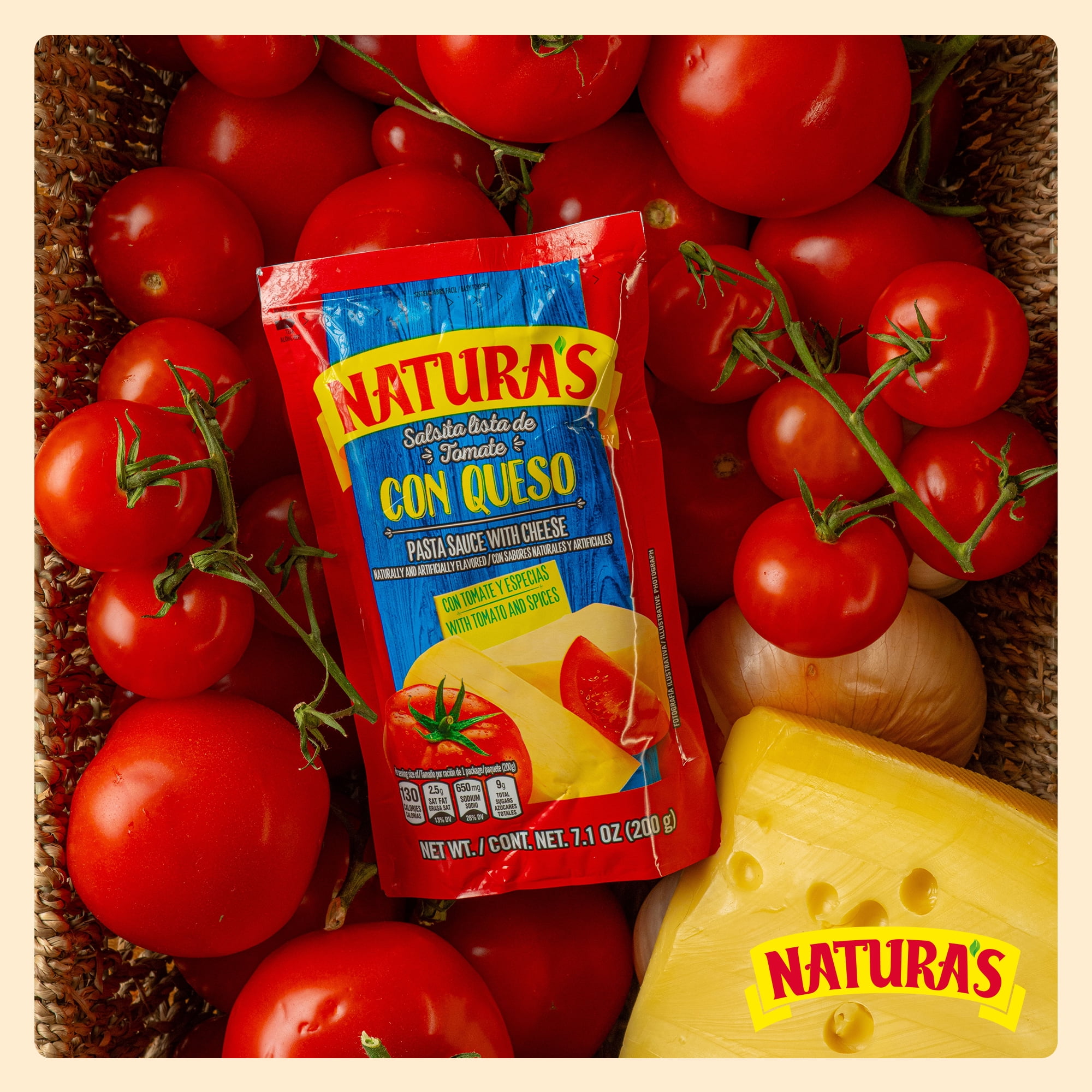 Natura's Tomato Sauce w/Cheese 24/7.1 oz