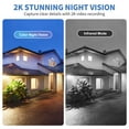 thumbnail image 6 of 2K Security Cameras Wireless Outdoor, Battery Powered WiFi Camera for Home Security with Spotlight & Siren Alarm, 2-Way Audio & Color Night Vision, IP66 Weatherproof & AI Detection, Cloud/SD Storage, 6 of 8