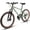 Green, variant on Juuar 24" Mountain Bikes for Adults, Durable Steel Frame Commuter City Bike Bicycle, 21 Speed Disc Brake MTB, Front Suspension, Unisex, Black