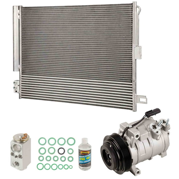 For Dodge Durango Grand Cherokee A/C Kit w/ AC Compressor Condenser & Drier - BuyAutoParts