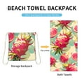 thumbnail image 4 of geerera Europe And The United States Beach Towel Bag Portable Storage Backpack Printed Towel Bath Towel, 4 of 6