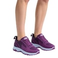 thumbnail image 3 of EKVAHL Women's Orthopedic Walking Sneakers, Stretch Knit Tennis Shoes, Non‑Slip Arch Support Fitness Shoes for Casual Outdoor Workout Purple, 3 of 4