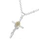 thumbnail image 1 of Cross Pendant Necklace Women Sunflower Necklace Girls Flower Clavicle Chain, 1 of 2