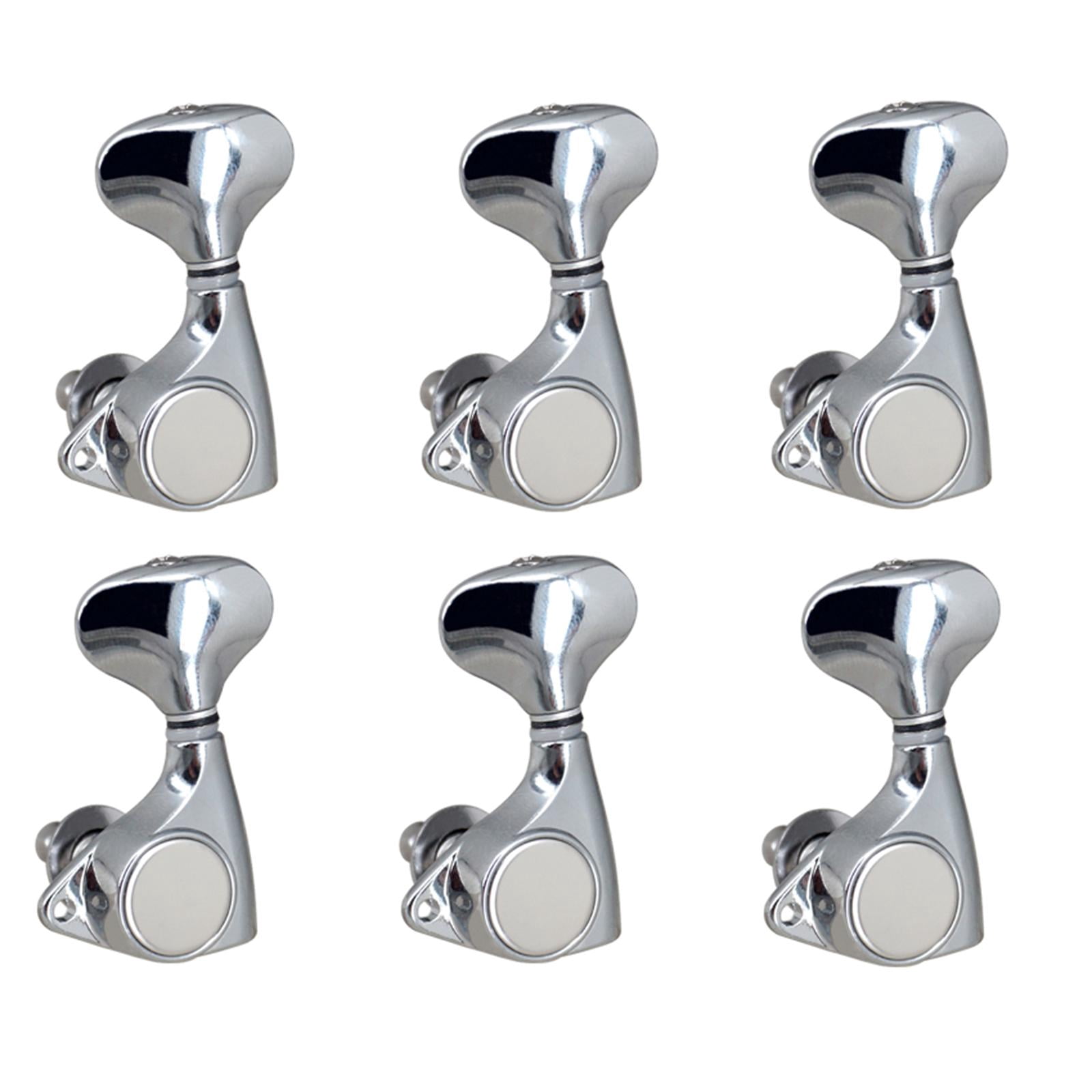 QccHieUs 6 Pieces Guitar String Tuning Pegs Tuners Set 1: Install Lightweight Replacement