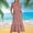 Pink, variant on Gspmoly Dresses for Women Plus Size, Women'S Summer Casual Short Sleeve Crewneck Dress Casual Flowy Tiered Maxi Beach Dress with Pockets Shiny Print Dress Evening Dresses for Women Deals